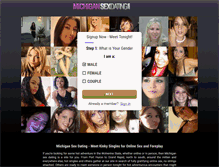 Tablet Screenshot of michigansexdating.com